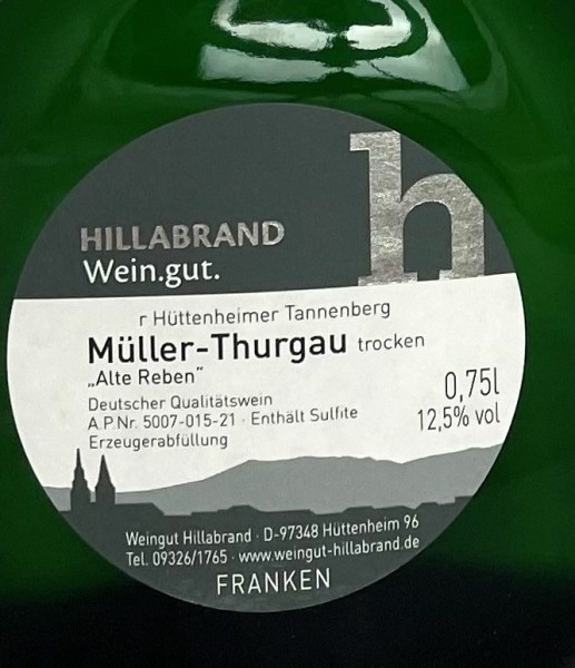 Müller-Thurgau alte Rebe -
