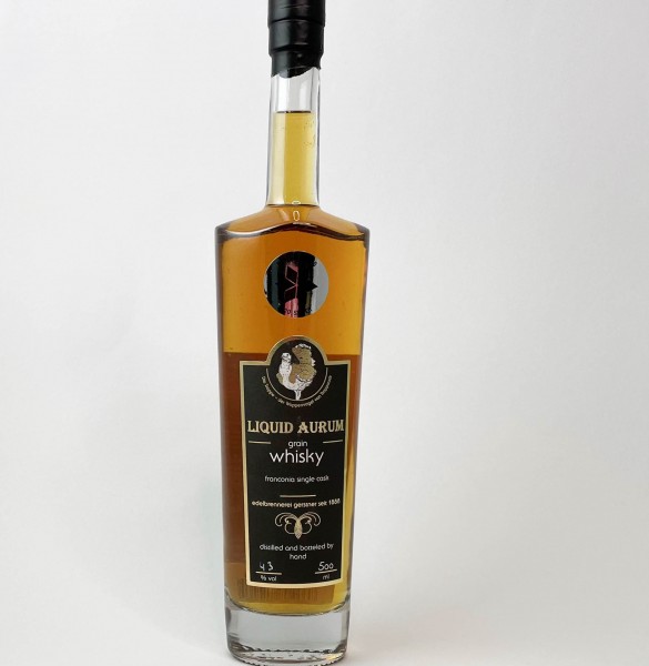 Liquid Aurum Franconia Grain Whisky, 43% vol. 0,5L Flasche