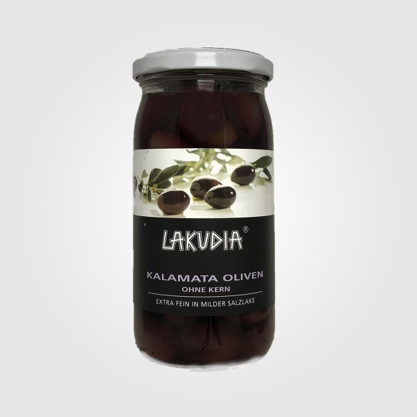 Kalamata Oliven ohne Kern, 355g Glas