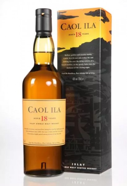 Caol Ila 18 J. Single Malt Whisky 43%, 0,7L Flasche